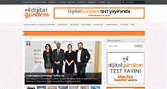 Desktop Screenshot of dijitalgundem.net