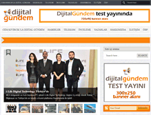 Tablet Screenshot of dijitalgundem.net